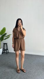 Jeny Keten Tulum - Kahve - Görsel 5