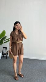 Jeny Keten Tulum - Kahve - Görsel 2