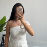 Ayarlanabilir Detaylı Straplez Bluz - Beyaz