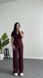 Misa İkili Takım - Bordo - Görsel 2